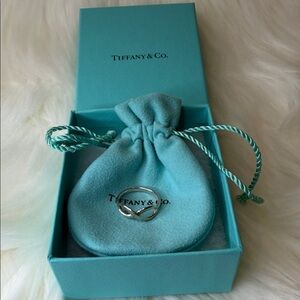 Tiffany & Co. Silver Infinity Band in Size 7